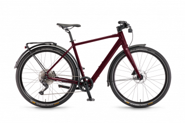 Winora E-Flitzer Herren Elektrofahrrad Darkcherry 2023