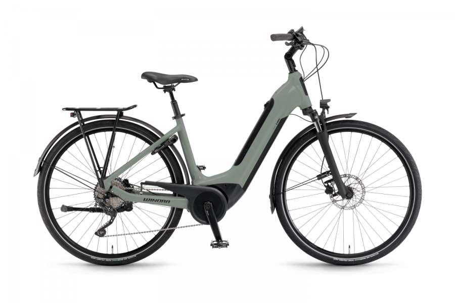 Winora Tria 10 Elektrofahrrad Damen grau 2022